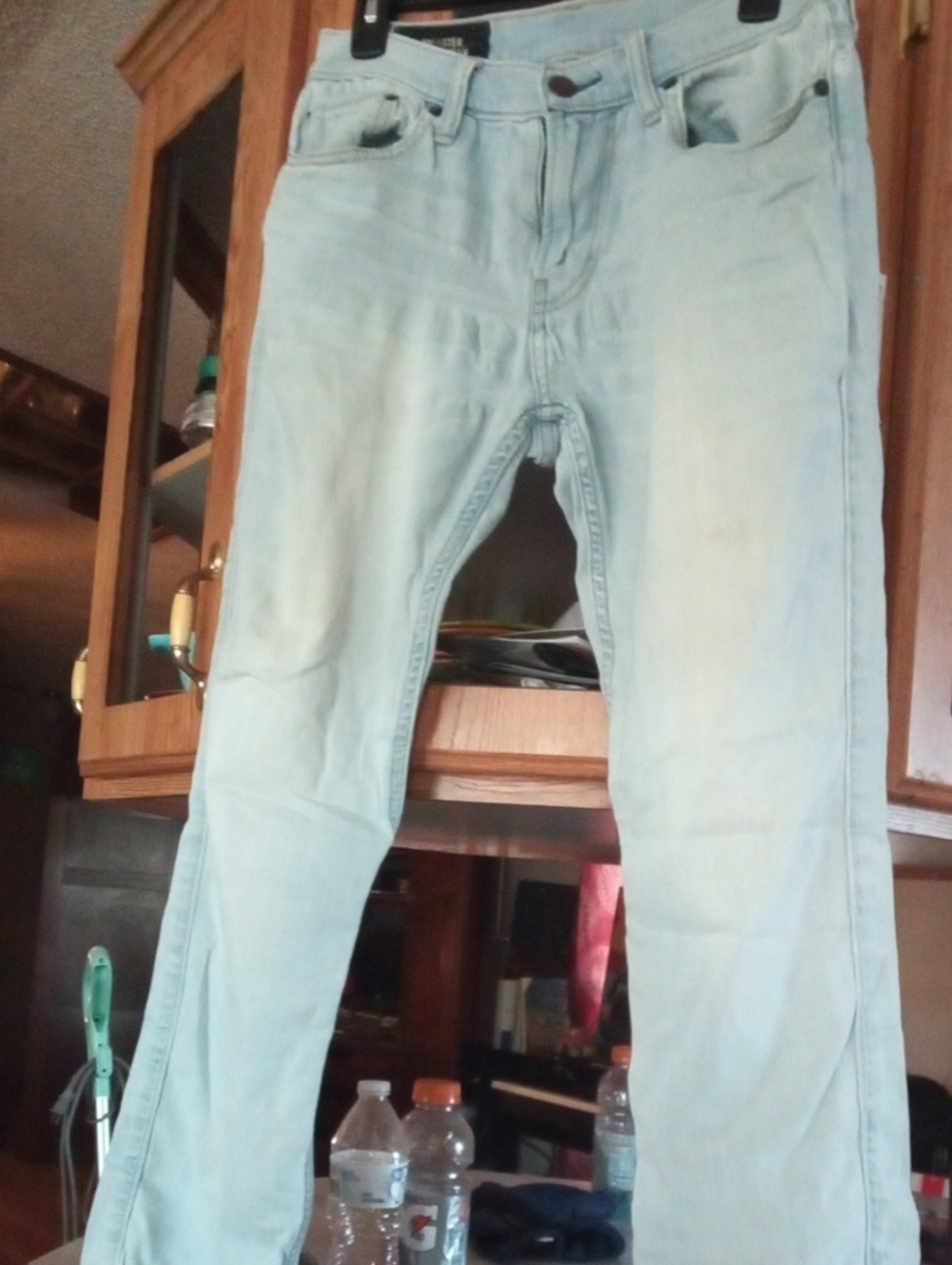 Hollister Pale Blue Slim Straight Men’s Jeans